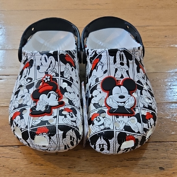 CROCS Shoes - Crocs Adult Disney Mickey & Friends Classic Clogs M8 / W10 #211483-90H NIP